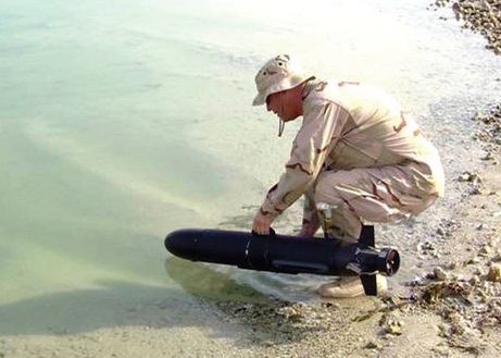 Autonomous Underwater Vehicle. NSWC will use the Iver2 AUV