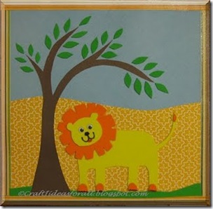  Craft Ideas Jungle Animals on Lion Craft By Craft Ideas For All