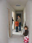 Hallway w/drywall