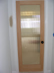 Detail of the master bedroom door
