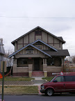 East face of house