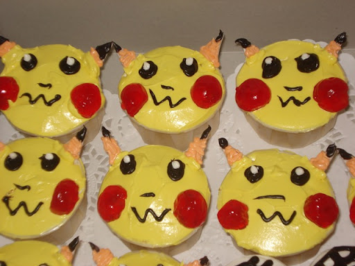 Pikachu Cupcake