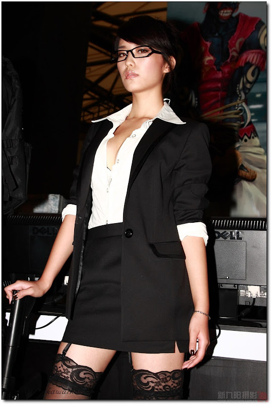 美眉日报 108 114 c510c37c9d70542 ChinaJoy 2009 反恐精英Online 制服黑丝
