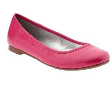 Old NavyPatent Flats Yellow Pink