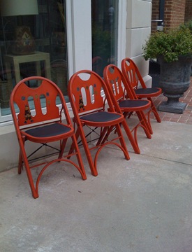 red chairs artifacts