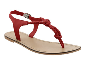 navy sandals