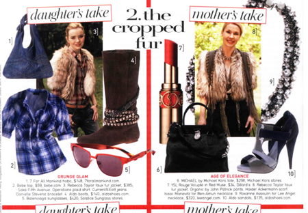 vogue fur vest