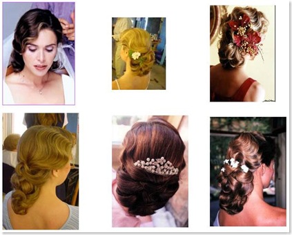 Peinados de novia 2009 recogidos con ondas