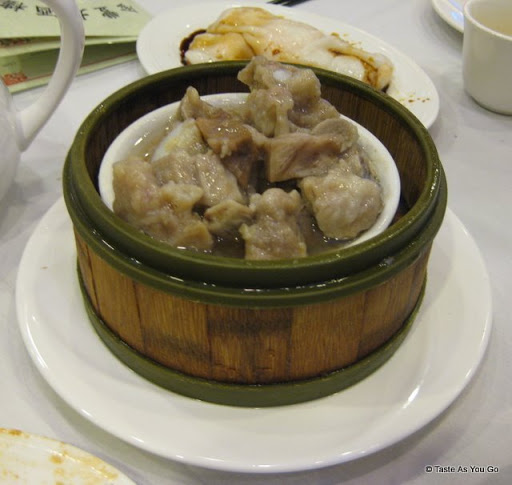 Steamed Pork Spare Ribs with Taro Root at Jing Fong Restaurant - Photo by Taste As You Go