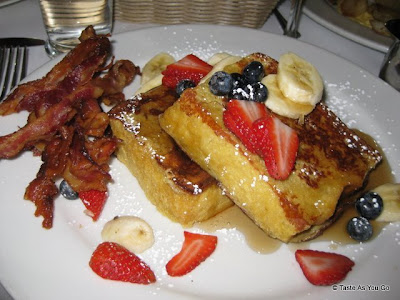 French Toast with Bacon at La Giara in New York, NY | Taste As You Go