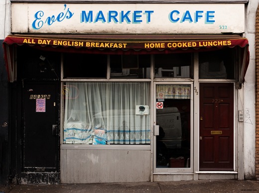 London, Portobello Road, Eve's Market Cafe