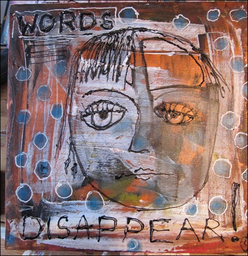 words disappear