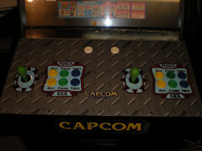 Capcom Diamond plate Arcade Game control panel overlay