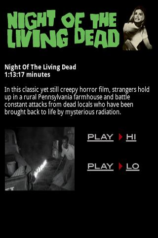 Night Of The Living Dead Film