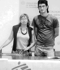 Jairo junto a Alma Saavedra / foto diariomontanes.es