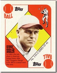 2010 Topps WalMart Blue Sisler 2010 Topps WalMart Blue Sisler