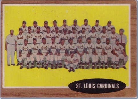 1962 Topps Cardials 1962 Topps Cardials