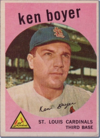 1959 Topps Boyer 1959 Topps Boyer