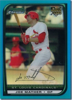 2008 Bowman Chrome DP Mather 75 of 99 2008 Bowman Chrome DP Mather 75 of 99
