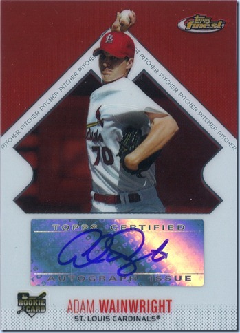 2006 Topps Finest Wainwright 2006 Topps Finest Wainwright