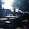  Erster schöner Tag im Mai in Bremen. Abendlicht im Biergarten an der Bremer Schlachte.