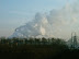 From the classroom in the main building. Looking over the entrance to the college. These plumes of smoke would emit every so often - apparently an asbestos factory!!