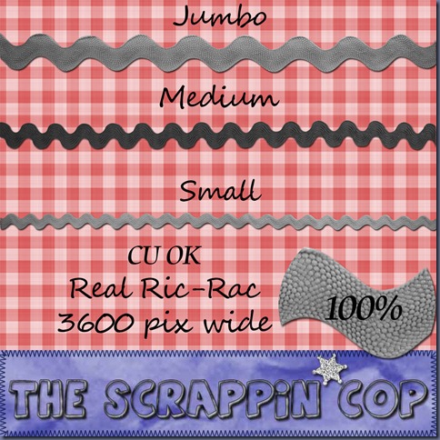 http://thescrappincop.blogspot.com/2009/11/cu-ok-real-ric-rac.html