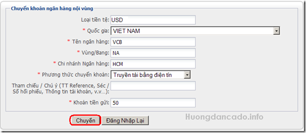 Chuyển tiền 188BET Chuyển tiền 188BET