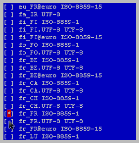 locales linux - dpkg-reconfigure locales