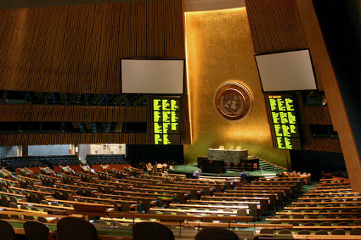 Salón de la Asamblea General de la ONU