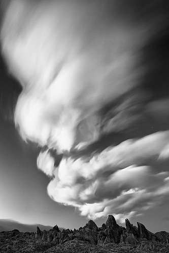 Cloud Passing - Alabama Hills, Lone Pine, California