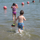 Playing at Lake Nokomis