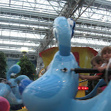 Erik and Esther on the Blue Skidoo
