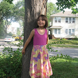 Madeline -- the first day of first grade!