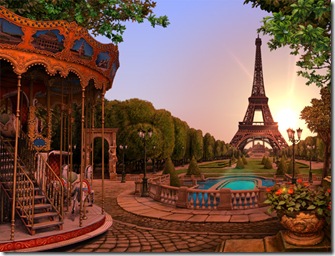 Around the World Paris SCREENSAVER