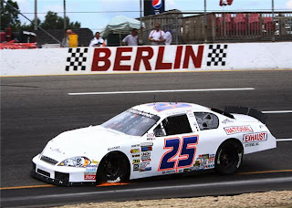 Pete Shepherd races to 4th place finish in the 25 Venturini Motorsports ARCA car at Berlin Speedway July 25 2009