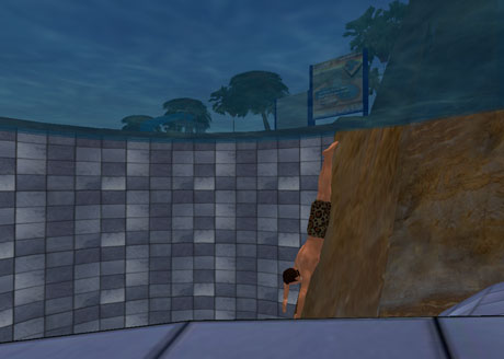 second life virtual diving
