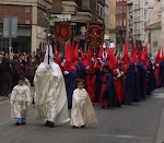 Holy Thursday Procession during Semana Santa in Burgos.