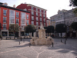 A popular plaza in Burgos.