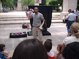 Puppet show during the festivals of Burgos.