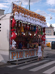 Attractions at the fair held during the festivals of Burgos.
