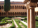 Courtyard in the Monastery at Santo Domingo de Silos.