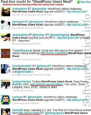 Twitter Bombarded With WordPress Users Must Tweets