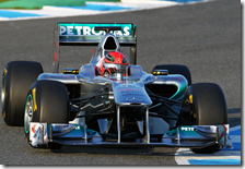 Schumacher è il più veloce nella seconda giornata di test a Jerez