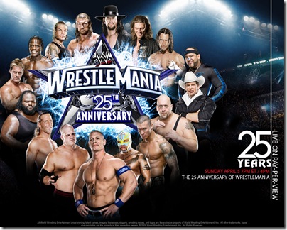 3 WrestleMania XXV