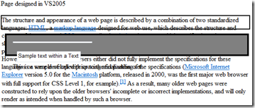 Web-page without fixes in IE7