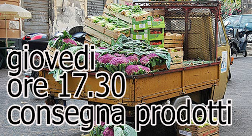 GIOVEDI' 9 GIUGNO ORE 17.30. CONSEGNA PRODOTTI