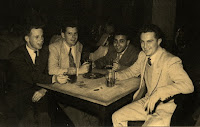 Old Family Photos: Tom (far left) with buddies