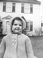 Karen Elliott c. 1944. 217 W. Simpson St. Alliance, OH. Old Family Photos
