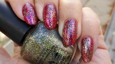 OPI Sparkle-icious Vs RBL Locavore 5 OPI Sparkle-icious Vs RBL Locavore 5